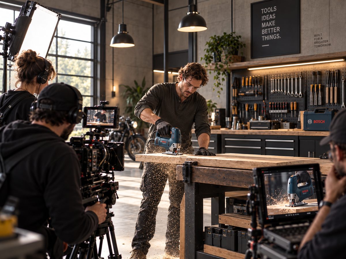 Filming — the Potiok team at work (view 3)